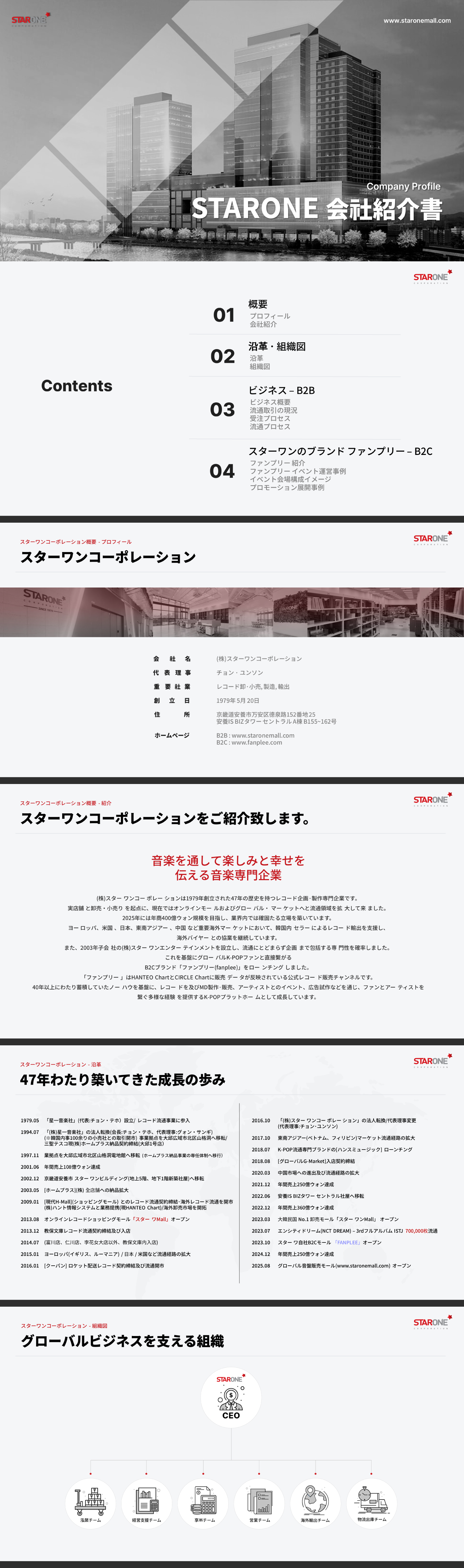 회사소개 및 연혁